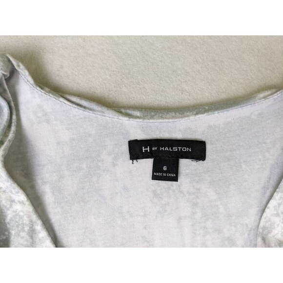 H by Halston Women's Dress Size 6 Gray & White Print Stretch Knit - Picture 8 of 12